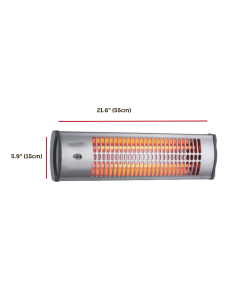 1500w Electric Radiant Heater, Wall Mounted