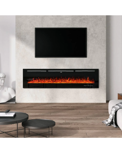 80 Inch Electric Fireplace With Remote 9 Flame Colours