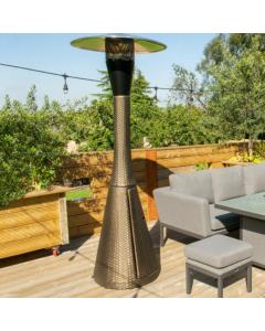 Rattan Woven Wicker Outdoor Gas Patio Heater